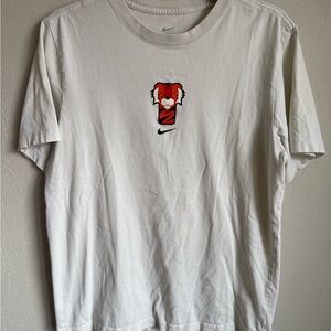 Men’s M White The Nike Tee Tiger Woods Athleisure, Sporty, Casual Tee Shirt